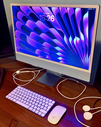 iMac M3 10 core 4 porte touchID come nuovo