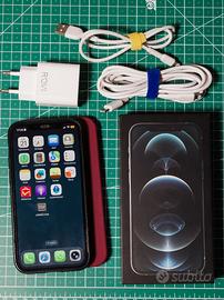 iPhone 12 Pro 128GB Silver + accessori e scatola