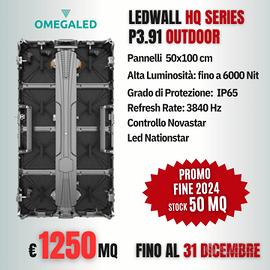 Ledwall Outdoor P3.91 HQ Series Pronta Consegna