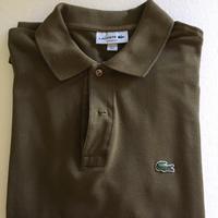 Lacoste polo originale verde militare