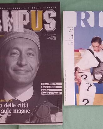 Numeri 1 Università CAMPUS 1988 + RIF STUDIO 1989