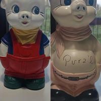 Porcellini Salvadanaio In Ceramica