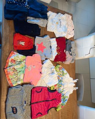 Set abbigliamento bimba 2 anni