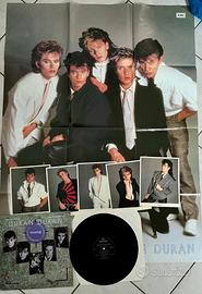 vinile Duran Duran con poster