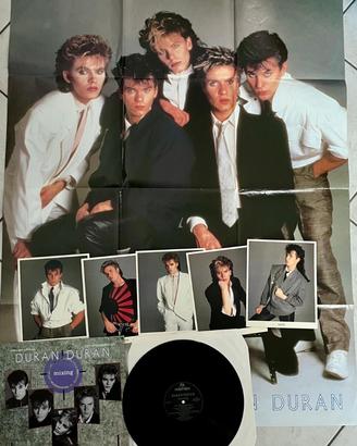 vinile Duran Duran con poster