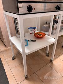 Carrello Acciaio Professionale con Ruote