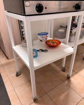 Carrello Acciaio Professionale con Ruote