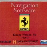 Becker cascade be 6112 ferrari card CF mappa o CD