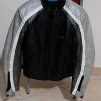 Giubbotto moto Axo in pelle unisex taglia S/M