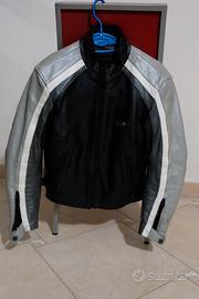 Giubbotto moto Axo in pelle unisex taglia S/M