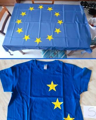 Gadget Unione Europea Bandiera Maglietta taglia S