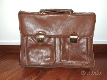 Borsa in cuoio artigianale pelletteria Barantani