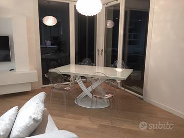 Tavolo Bontempi Modello Fusion bianco