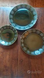 vintage 3 piatti serie Totem  Portmeirion Pottery 