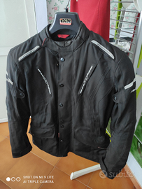 Giacca moto in tessuto