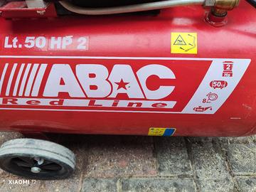 Compressore ABAC 50 Litri 2HP - Tagliandato