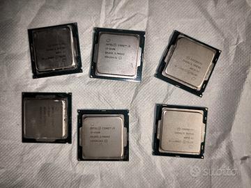 6 x Intel i3 6100 + 3 GPU + 6 Dissipatori ventola