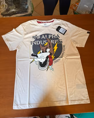 T shirt alpha industries nuova con cartellino M