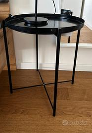 2 Tavolino vassoio, nero, 45x53 cm ikea Gladom