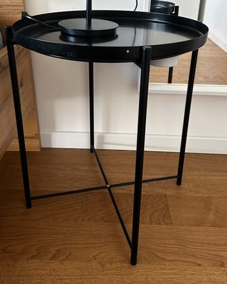 2 Tavolino vassoio, nero, 45x53 cm ikea Gladom
