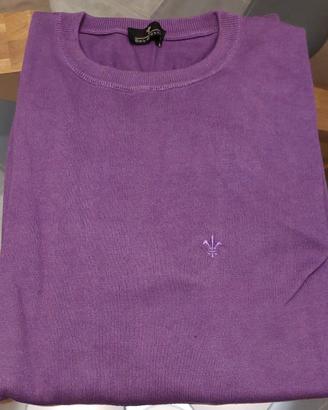 Maglione Uomo Viola puro Cotone