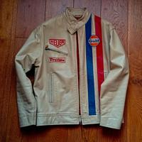 Giubbotto in pelle Dakota Le Mans Gulf