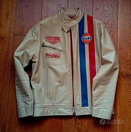 Giubbotto in pelle Dakota Le Mans Gulf