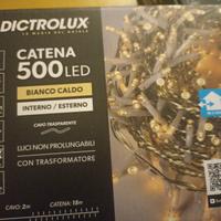 N.3 serie catena luminosa natalizia