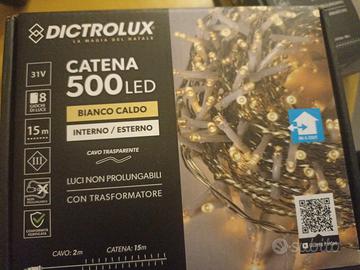 N.3 serie catena luminosa natalizia