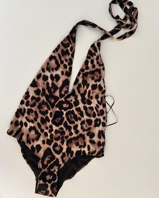 Costume intero donna fantasia leopardo