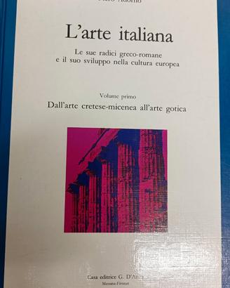 "L'arte italiana" volume primo Piero Adorno