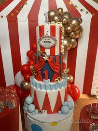 scenografia in legno Circus