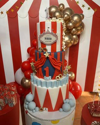 scenografia in legno Circus