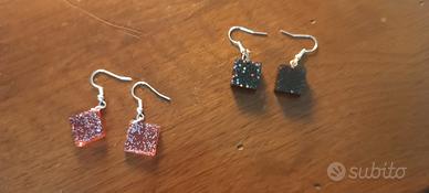 orecchini in resina 
