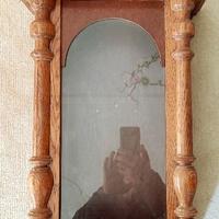 contenitore in rovere per orologio a pendolo