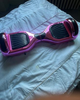 Hoverboard 6.5" rosa cromato, design moderno