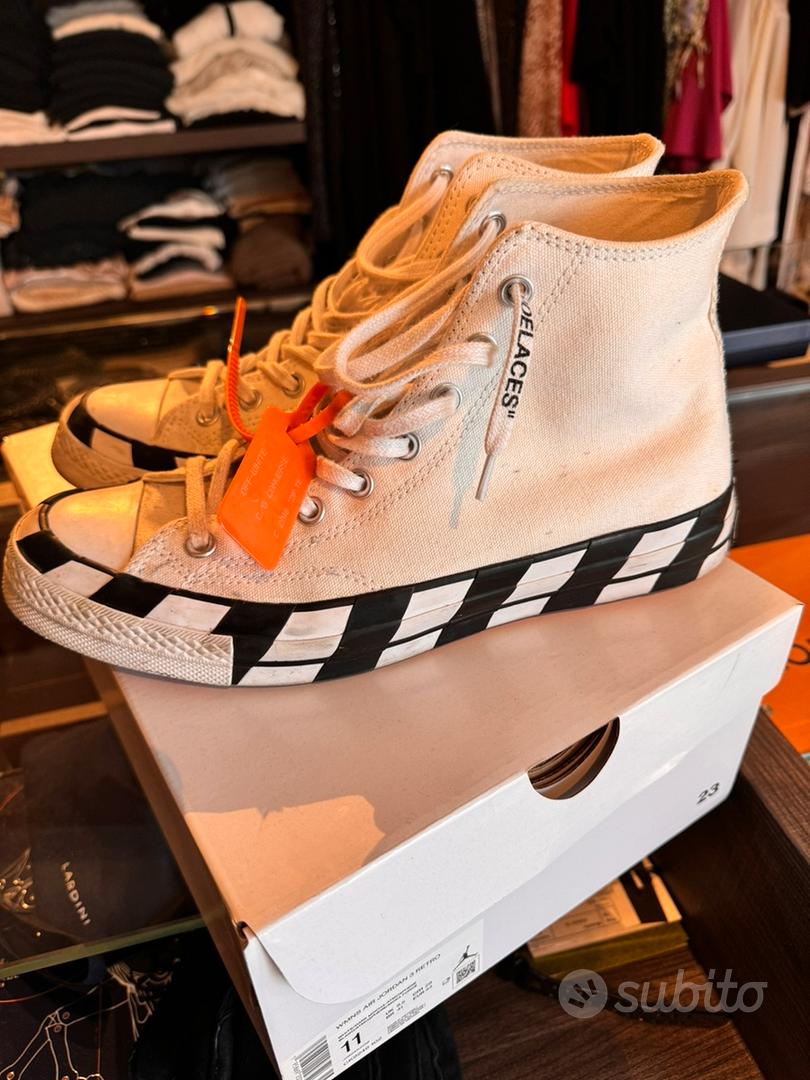 Converse x 2025 off white subito.it