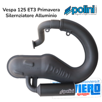 Marmitta Serpentina Polini Vespa 125 ET3 Primaver