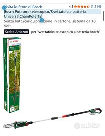 Bosch Potatore telescopico/Svettatoio a batteria U