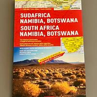 Sudafrica, Namibia; Botswana - Mappa Cartina