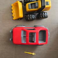 Macchina e ruspa little tikes usate