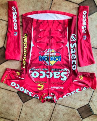 maglia bici Saeco