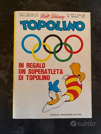 Topolino celebrativi Olimpiadi Montreal 1976