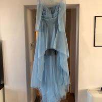 Abito sartoriale in tulle da cerimonia