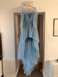 Abito sartoriale in tulle da cerimonia