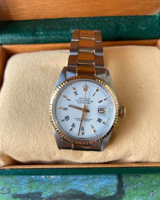 ROLEX   DATEJUST  REF.16013,  ORO 18K /ACC. ,