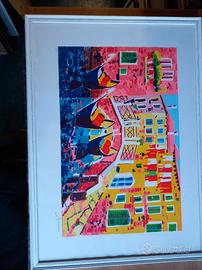 Quadro con cornice di Athos Faccincani 