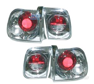 FANALI PER HONDA CIVIC 4P 96- LOOK LEXUS FONDO CRO