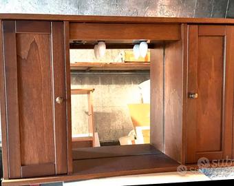 Specchio da bagno in arte povera