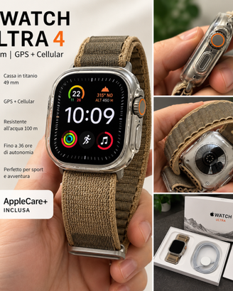 Apple Watch Ultra 4 49 mm Alpine Loop + AppleCare+